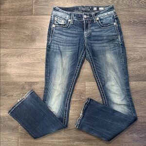 Miss Me Women's Dark Blue Boot Cut Jeans